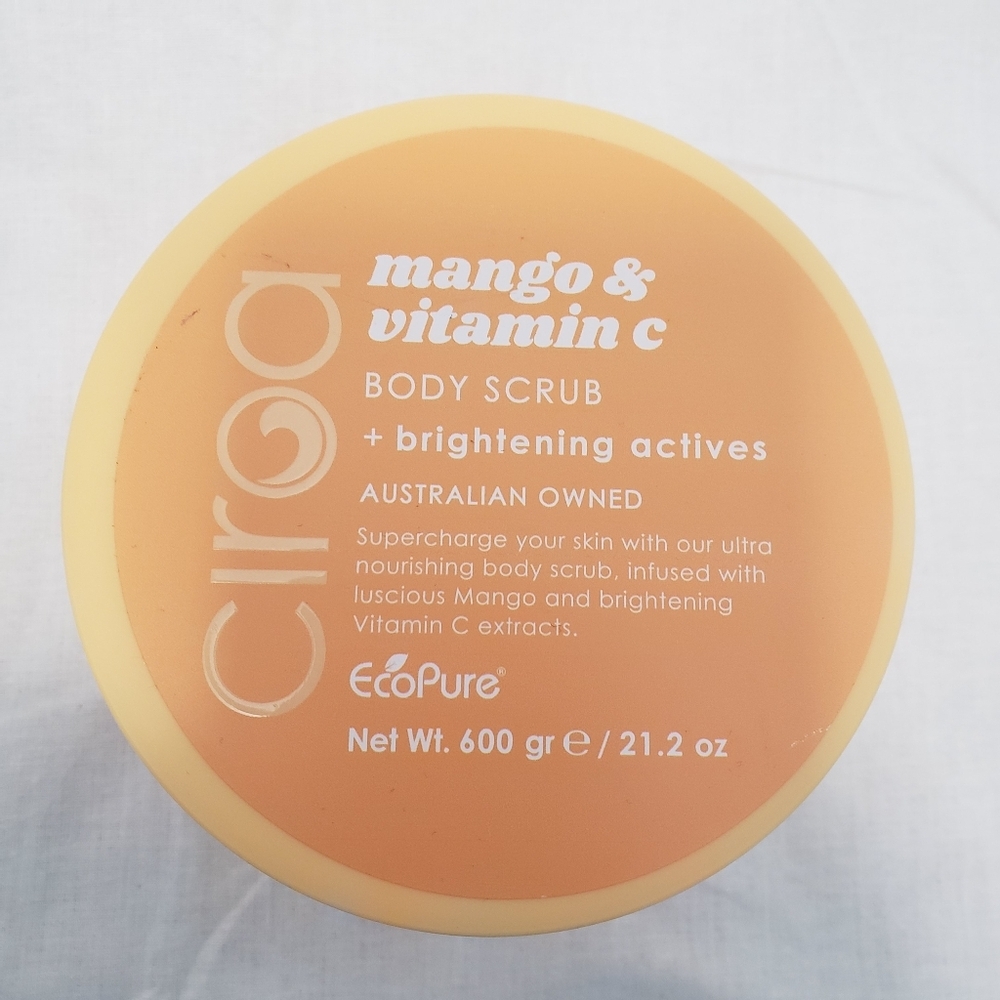 Ciroa Body Scrub, MANGO & VITAMIN C 21.2 oz